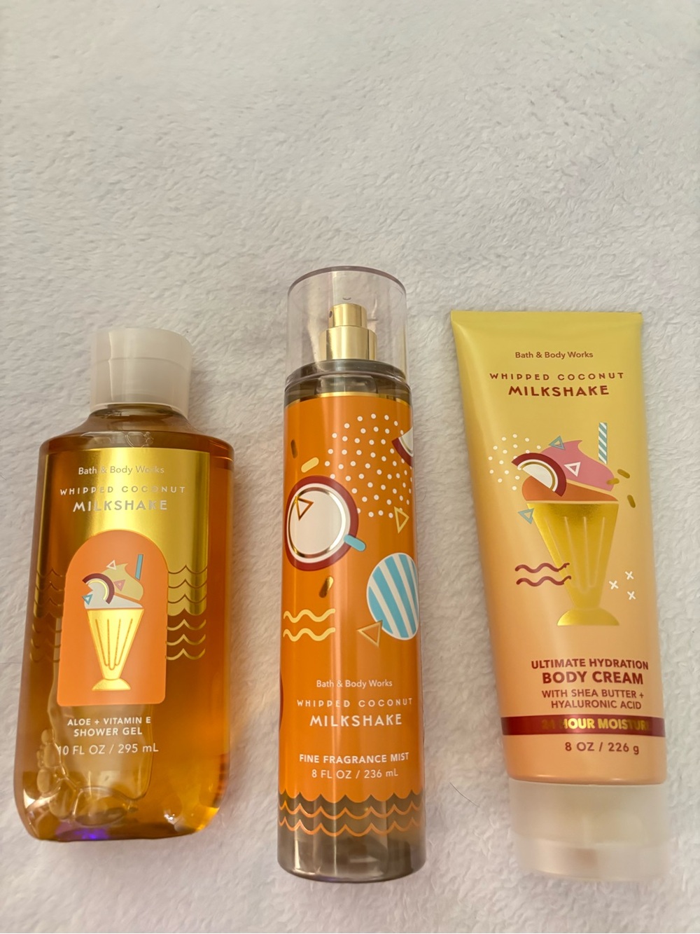 NWT Bath & Body Works Whipped Coconut Milkshake Bundle!